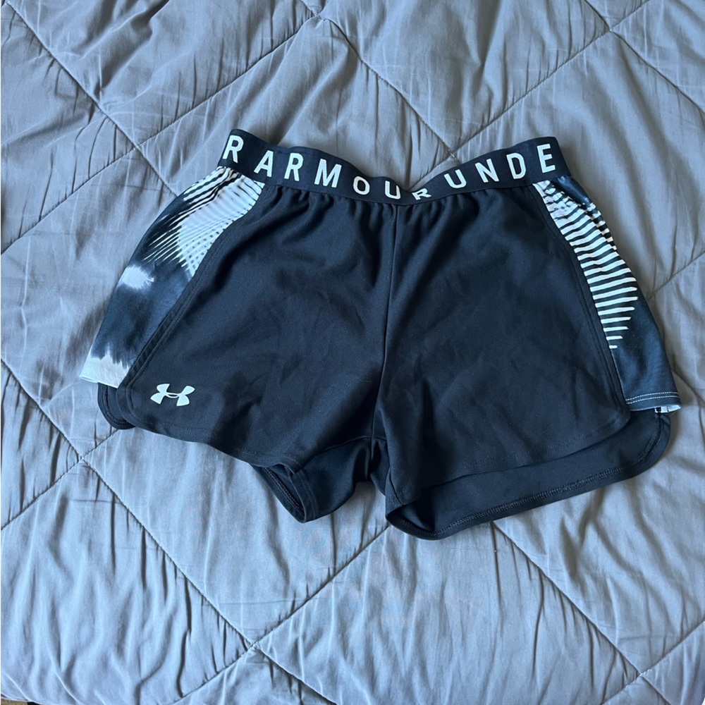 Black athletic shorts